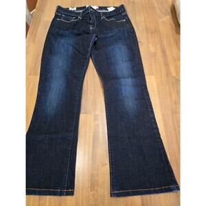 Lucky Brand Lolita Boot Womens 6/28 Ankle Made in USA White oak Cone Denim